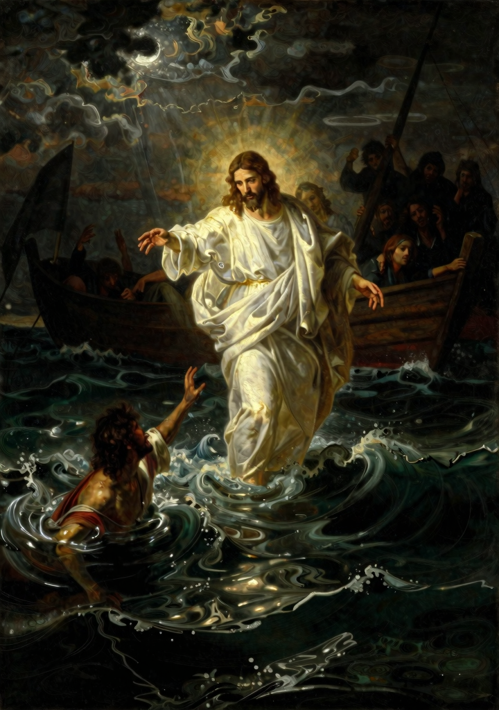 Mission 301 vision scene with Moses and tablets